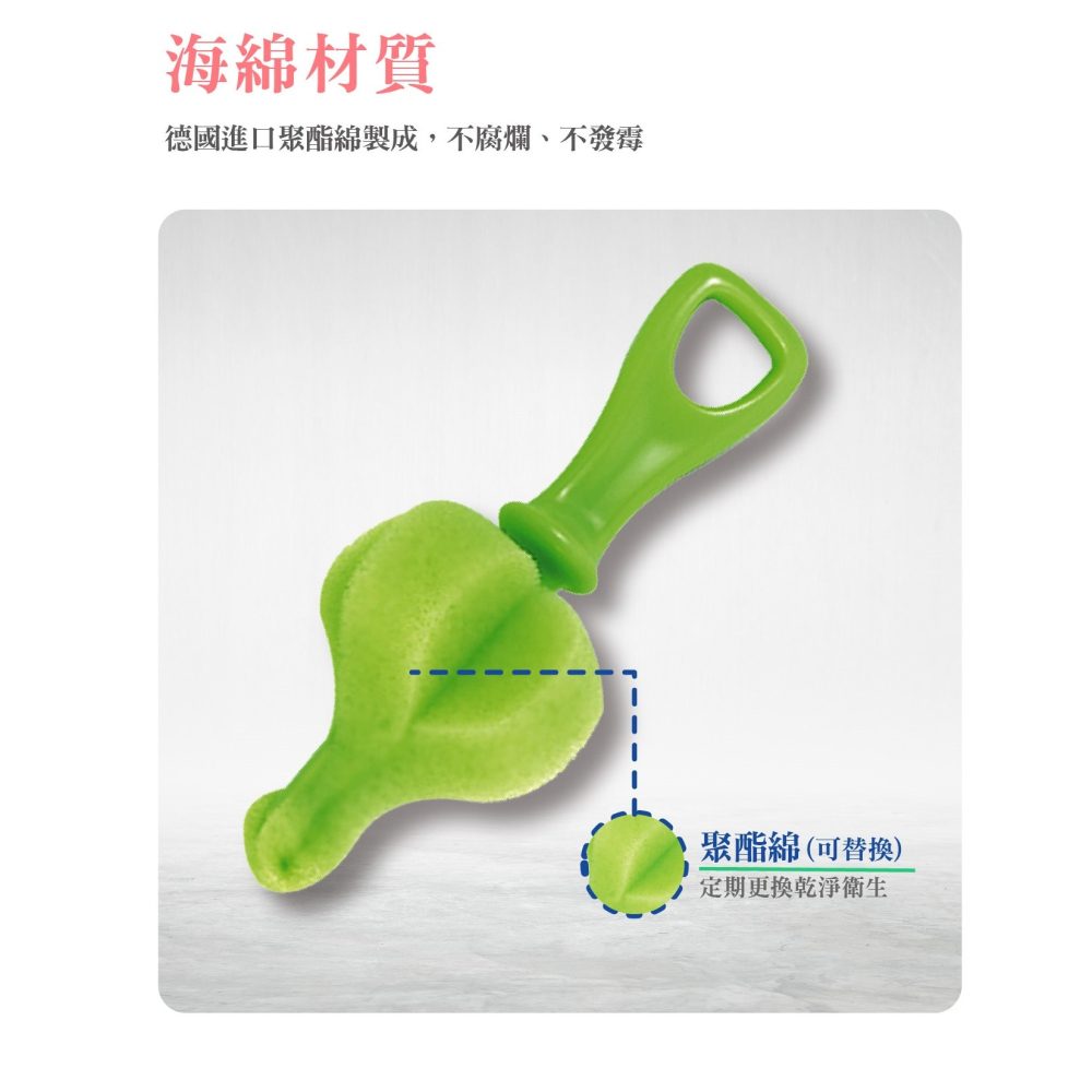DOOBY 大眼蛙清潔刷（清潔奶嘴/刷小器物）奶嘴刷-細節圖2