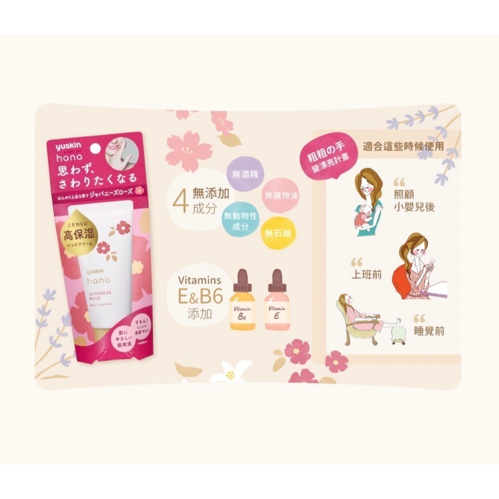 悠斯晶 乳霜30g120g/180g 日本花漾護手霜 日本(公司貨) Yuskin 悠斯晶A乳霜-細節圖5