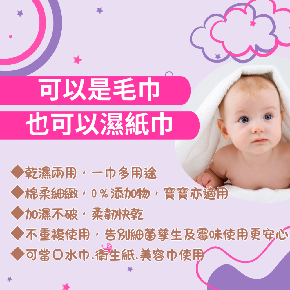 奈森克林乾 濕兩用洗臉巾60抽/包 超厚款 乾濕兩用巾 洗臉巾-細節圖4