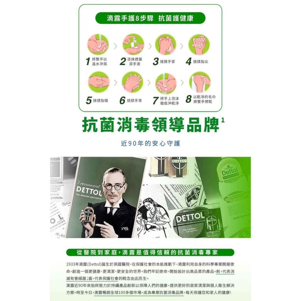 Dettol滴露 潔手液/香皂/沐浴乳 滋潤倍護 /蘆薈/經典松木/清新柑橘  洗手露 肥皂-細節圖2