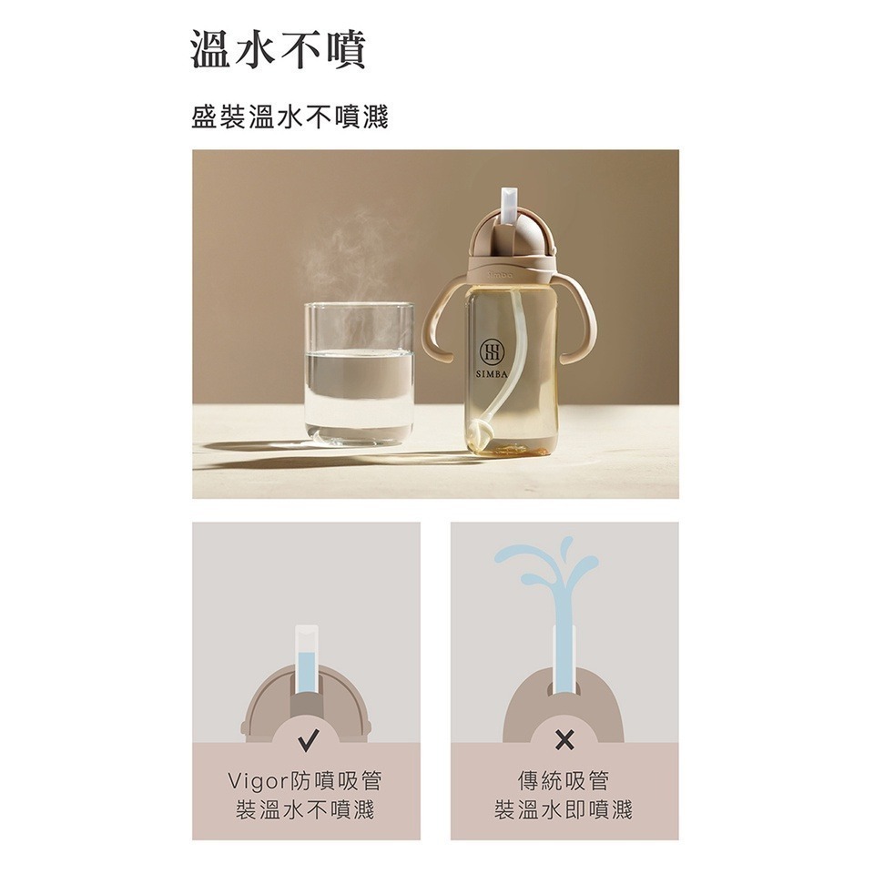 小獅王辛巴 好樂飲防漏滑蓋學習水杯 滑蓋樂活杯 蘊蜜防漏學習杯 替換吸管 兒童水杯 學習杯 兒童水壺-細節圖5