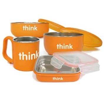 美國 thinkbaby 兒童不鏽鋼餐具組 餐盤組 兒童餐具 食物分裝盒 304不鏽鋼 兒童學習餐具組-規格圖9