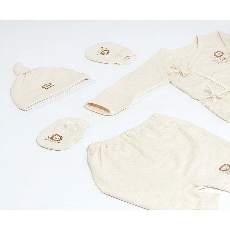 【小獅王辛巴】有機棉反袖肚衣 兔裝 包巾 打結帽  寶寶初生褲 秋冬款 嬰兒帽子 新生兒帽子 連身衣  肚衣 寶寶褲子-細節圖2