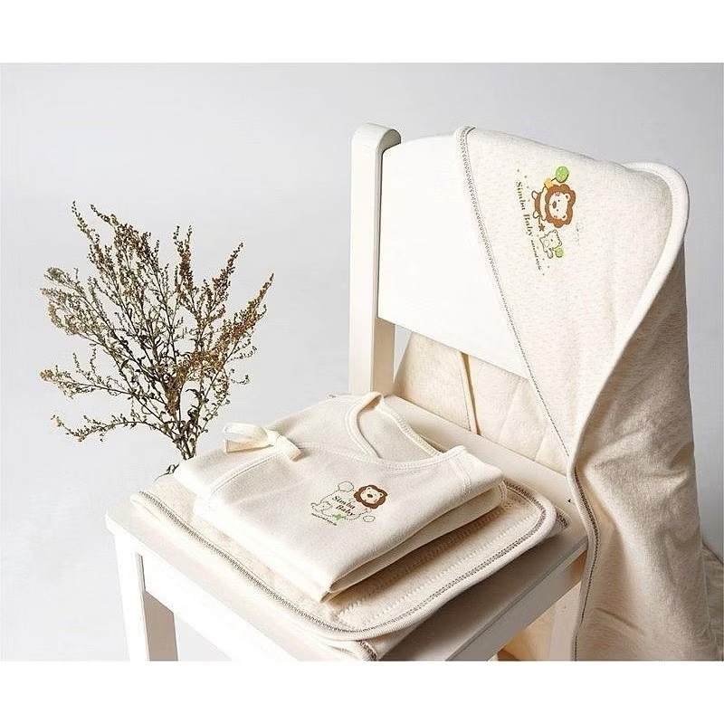 【小獅王辛巴】有機棉反袖肚衣 兔裝 包巾 打結帽  寶寶初生褲 秋冬款 嬰兒帽子 新生兒帽子 連身衣  肚衣 寶寶褲子-細節圖3