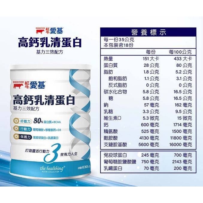 紅牛愛基 高鈣乳清蛋白 優纖植物蛋白護力三效配方 乳清蛋白 植物蛋白-細節圖5