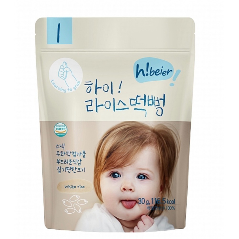 韓國ibobomi Hibeier嬰兒米餅 米棒 米花 片狀米餅 乳酸菌優格  寶寶零食-規格圖5