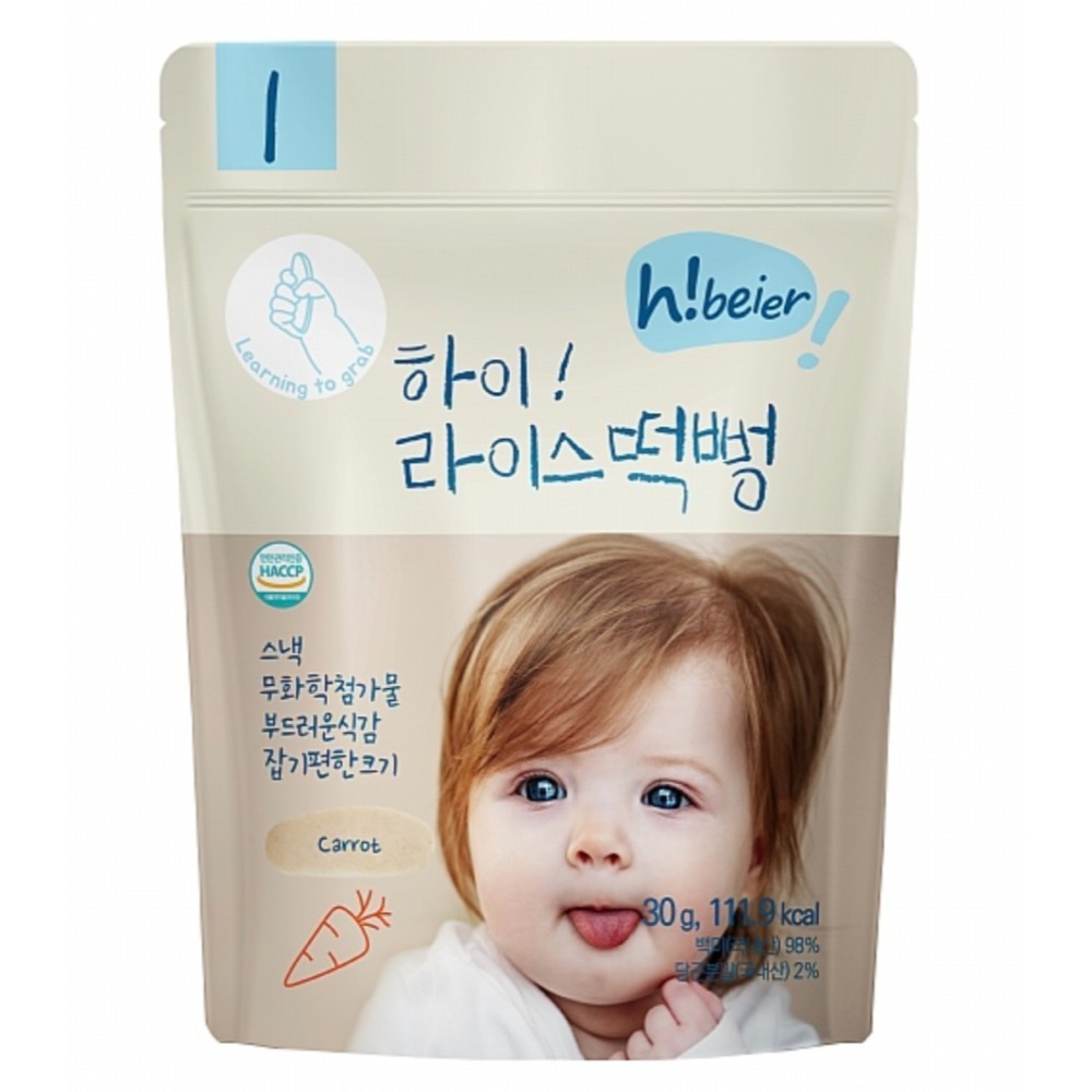 韓國ibobomi Hibeier嬰兒米餅 米棒 米花 片狀米餅 乳酸菌優格  寶寶零食-規格圖5