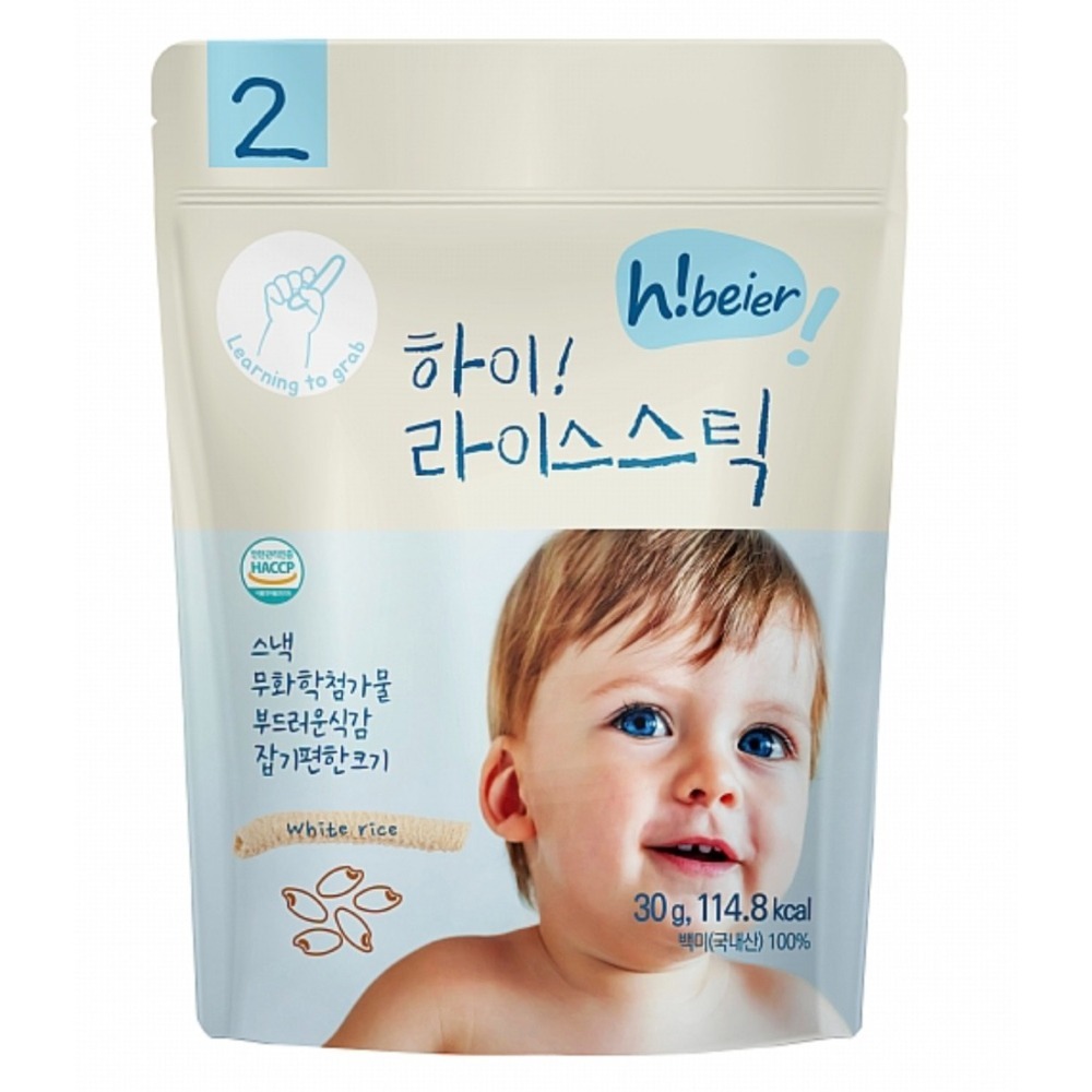 韓國ibobomi Hibeier嬰兒米餅 米棒 米花 片狀米餅 乳酸菌優格 海苔酥 無調味海苔 寶寶零食-規格圖6