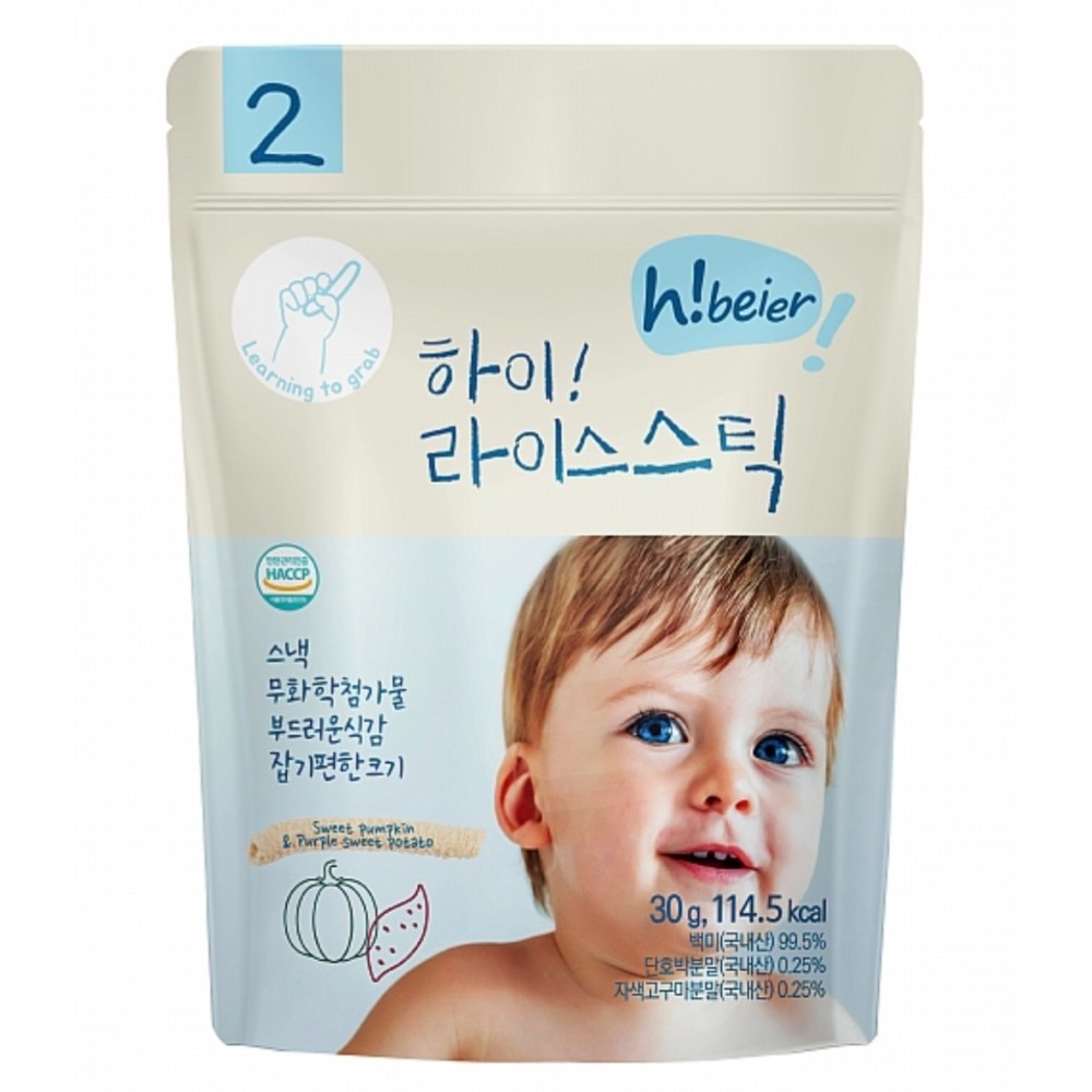 Hibeier寶寶米條(南瓜紫薯)7M+