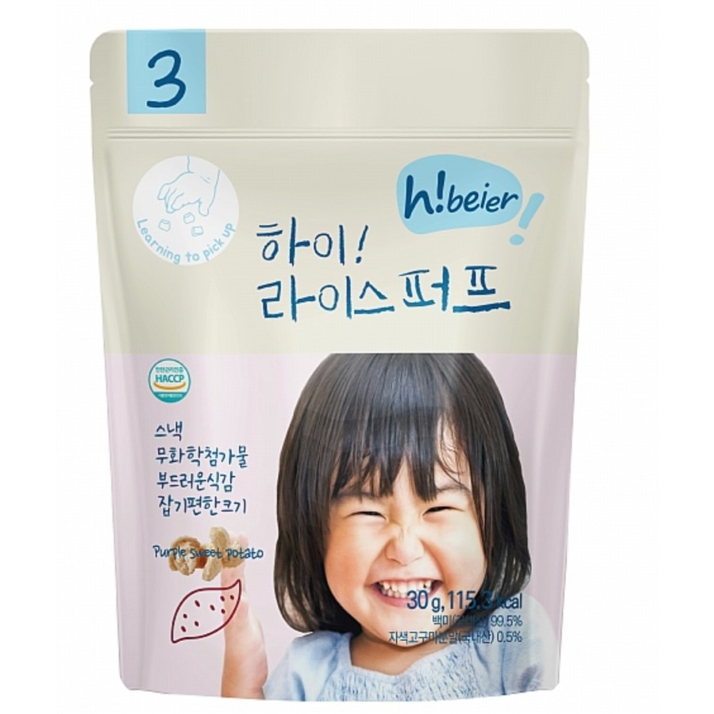 Hibeier寶寶米花(紫薯)9M+