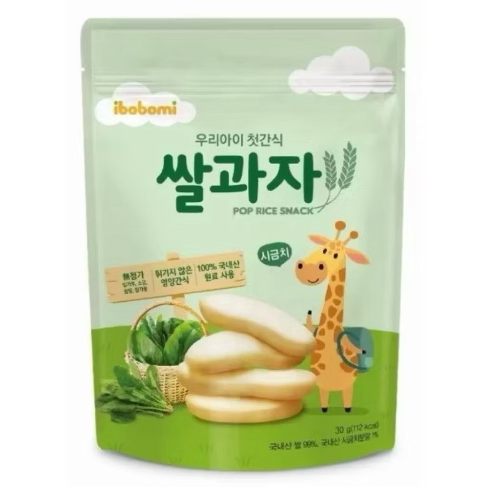 韓國ibobomi Hibeier嬰兒米餅 米棒 米花 片狀米餅 乳酸菌優格  寶寶零食-規格圖5