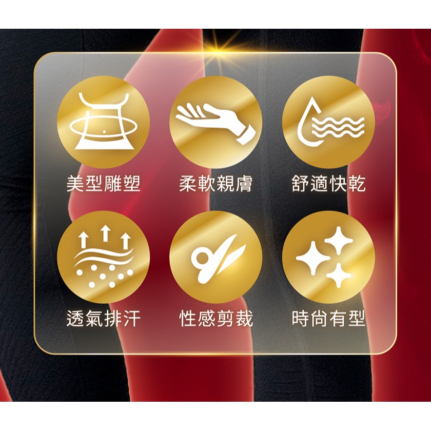 PP波瑟楓妮 塑崩循環褲(新版) 律動褲 瑜珈褲 褲襪 PP褲襪 內搭褲 塑崩褲-細節圖2