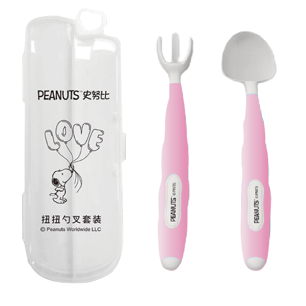 史努比 叉匙餐具組 食物咬咬棒 兒童圍兜 軟湯匙 固齒器 嬰兒指套牙刷 兒童餐具 SNOOPY-規格圖11