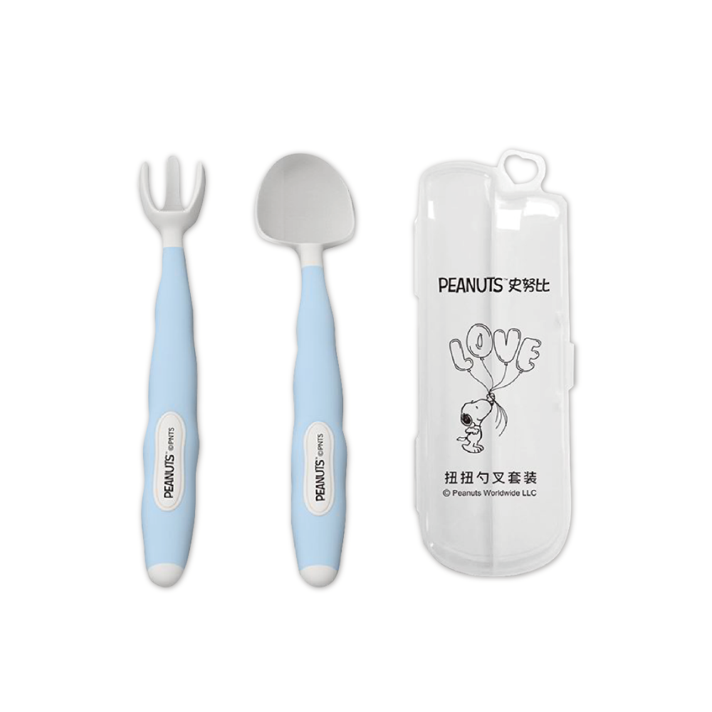 扭扭勺叉套裝組-藍色(附收納盒)