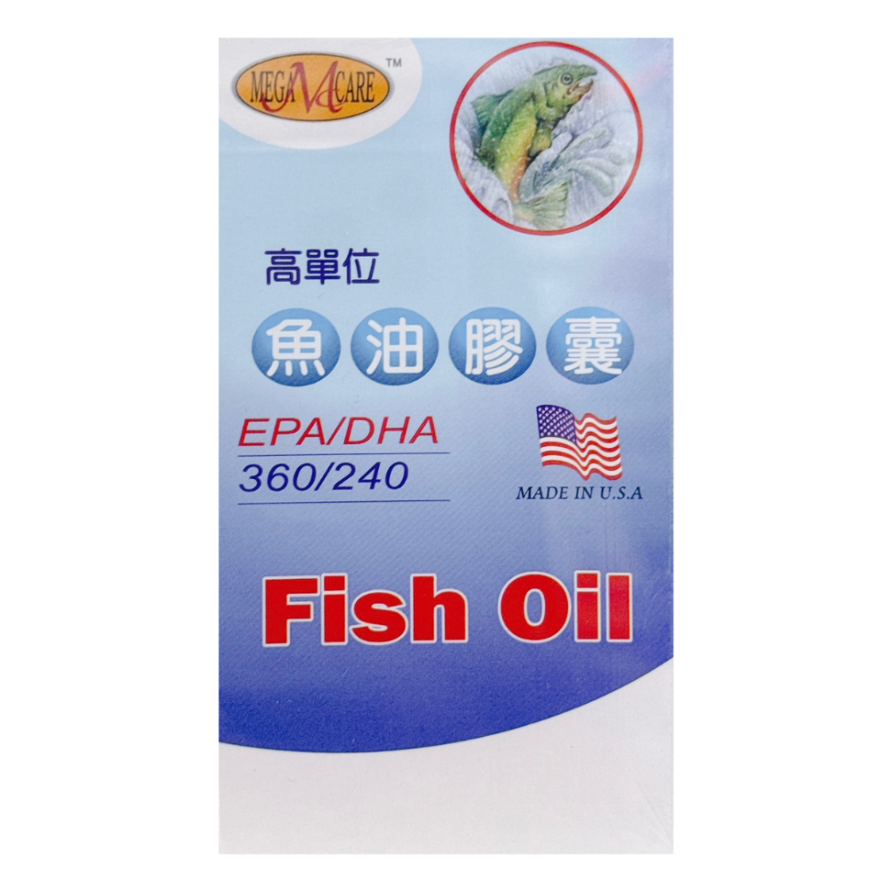 美天健 高單位深海魚油軟膠囊60粒/罐 魚油 高單位魚油 產地美國-規格圖3
