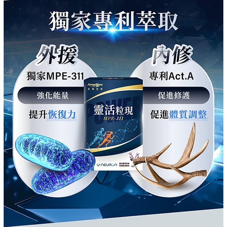 亞馬生醫 MPE-311 超能粒現/靈活粒現/激孅粒現 30粒/盒-細節圖8
