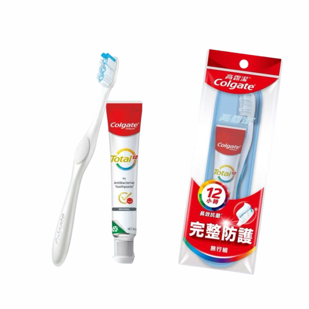 高露潔完整防護旅行組(牙膏40g*1+牙刷*1)-細節圖2