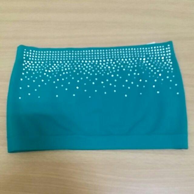 水鑽鑲邊平口小可愛 內搭 抹胸-細節圖2