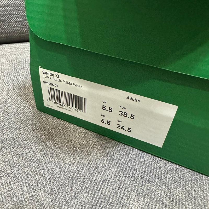 【全新】PUMA Suede XL 休閒運動鞋 黑 US6.5 24.5號-細節圖2