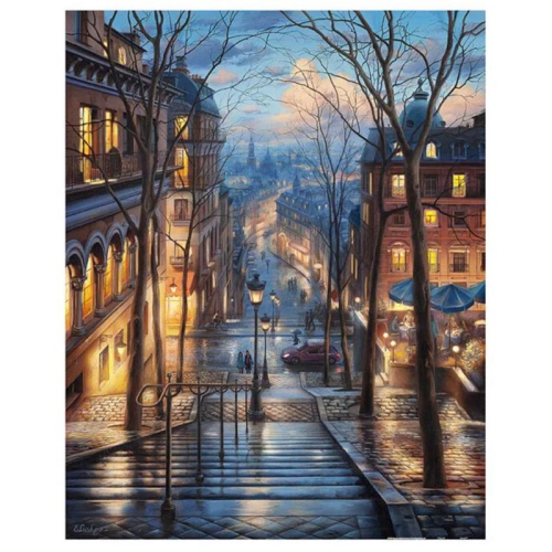 【現貨】Pintoo 平面拼圖 塑膠拼圖 蒙馬特 寧靜之夜 Evgeny Lushpin 2000片