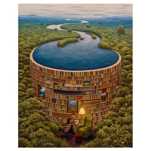 【全新】Pintoo 平面拼圖 塑膠拼圖 藏書閣 Jacek Yerka 2000片/4800片/8000片