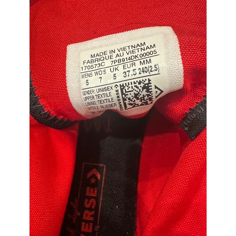 【全新】CONVERSE Chuck 70 - Trail 高筒帆布鞋 24號-細節圖4