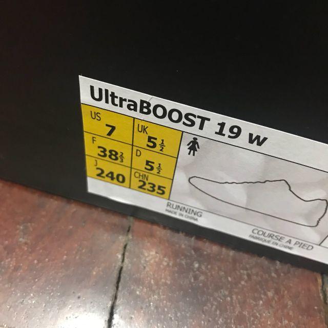 全新 Adidas Ultraboost 19 愛迪達 慢跑鞋 針織 透氣 輕量 全白 女鞋 G54015-細節圖3