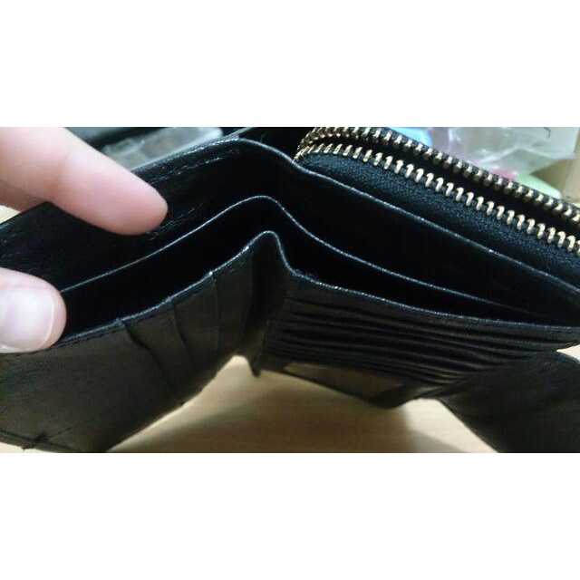 Rabeanco 真皮翻扣兩折皮夾 長夾-細節圖3