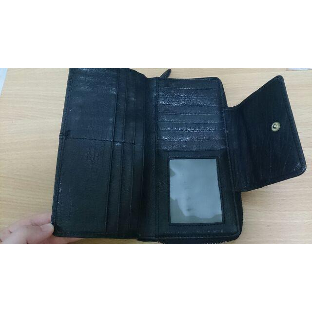 Rabeanco 真皮翻扣兩折皮夾 長夾-細節圖4