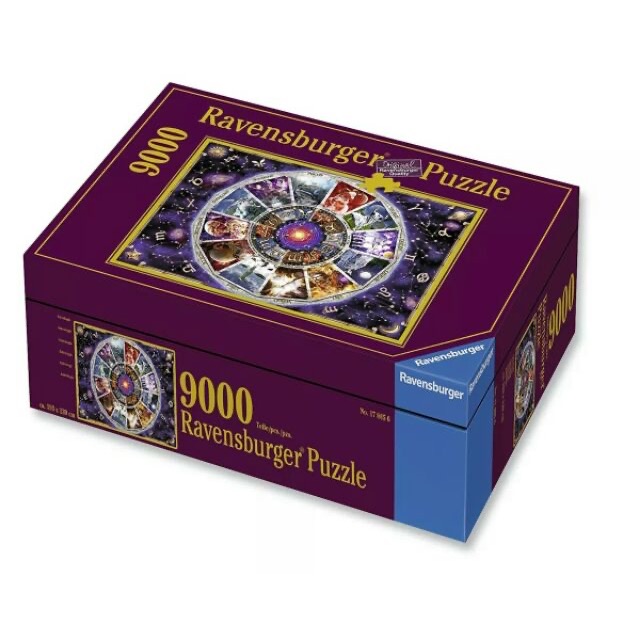 【絕版現貨】Ravensburger 占星術 十二星座 黃道十二宮 9000片 德國進口拼圖-細節圖2