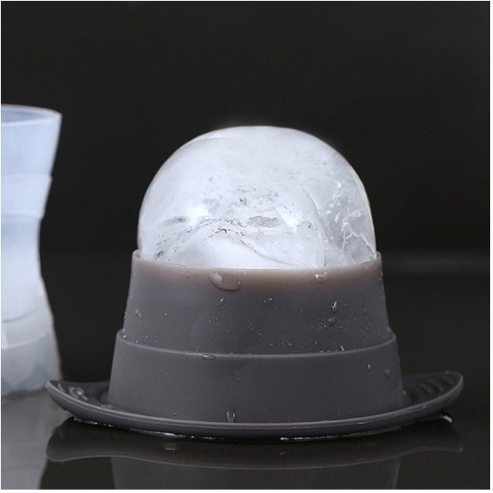 【台灣24H出貨】威士忌冰球模具 自製冰塊模具 冰球冰格 球形冰塊 球體冰塊 塑膠製冰盒 制冰盒 矽膠冰球模具 大冰球-細節圖3