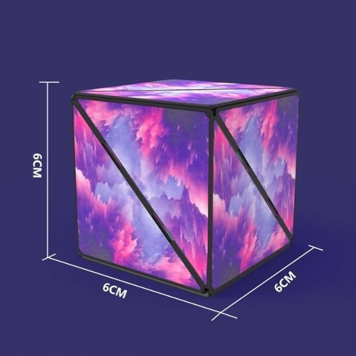 【台灣24H出貨】3D磁性幾何魔術方塊 立體磁力百變幾何魔方 兒童益智玩具 提升智力創造力 解壓舒壓 創意組合 積木遊戲-細節圖8