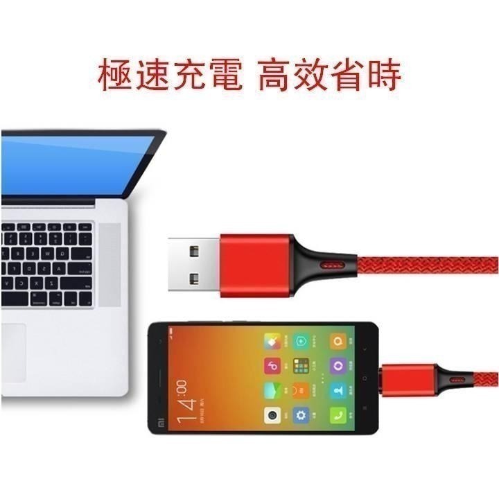【台北24H出貨3色成本價清庫存】Micro 2.4A閃電快充線100公分 安卓 Micro 1米充電線 編織數據線-細節圖8