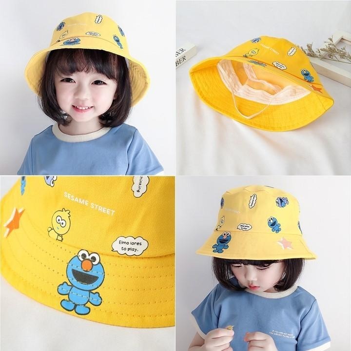 【台灣24H出貨】幼童遮陽帽 寶寶防曬帽 盆帽 寬簷帽 漁夫帽 防晒太陽帽 涼帽 幼兒遮陽帽 兒童遮陽帽 帽 出遊 透氣-細節圖4