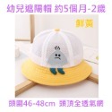 【台灣24H出貨】幼童遮陽帽 寶寶防曬帽 盆帽 寬簷帽 漁夫帽 防晒太陽帽 涼帽 幼兒遮陽帽 兒童遮陽帽 帽 出遊 透氣-規格圖5