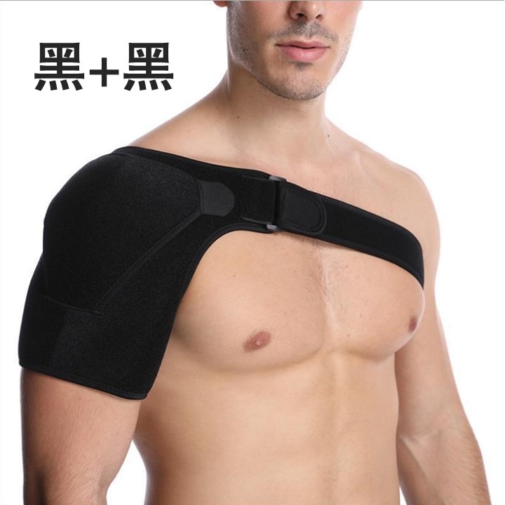 【台灣24H出貨】調整型護肩 雙重加壓 運動護肩 綁帶護肩 重量訓練 肩膀關節拉傷 單肩 護肩 搬重物 肩 護肩 護具-規格圖10