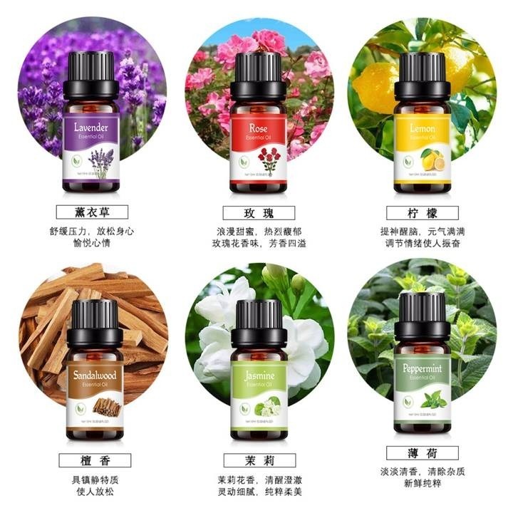 【台北24H出貨13款】水溶香氛精油10ml 薰香精油 玫瑰 薰衣草 茉莉 櫻花 單方精油 水氧機 空氣加濕器 薰香機-細節圖10
