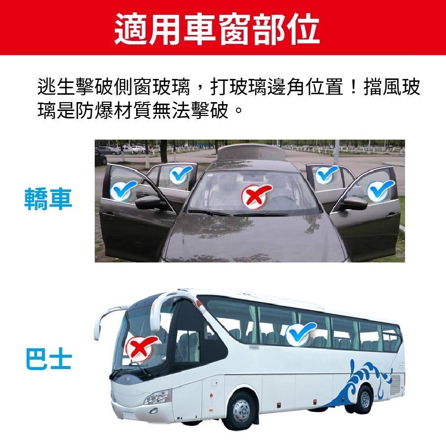 【台灣24H出貨】車用破窗器 汽車安全錘 割斷安全帶 急用逃生錘 多功能救生錘 擊碎車窗玻璃 應急砸碎玻璃 救命鑰匙圈-細節圖5