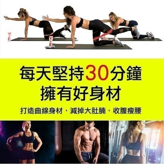 【台灣24H出貨環保無毒】多功能環狀彈力帶 天然乳膠拉力帶 阻力帶 彈力繩 拉力繩 阻力繩 瑜珈 重訓 健身 TRX-細節圖3