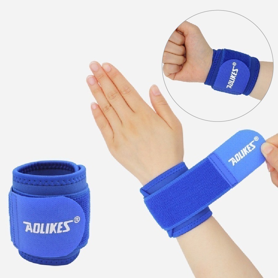【台灣24H出貨5色】AOLIKES運動護腕 加壓護腕 重訓護腕 運動護具 纏繞護腕 健身護腕 籃球護腕 舉重護腕 腕-細節圖8