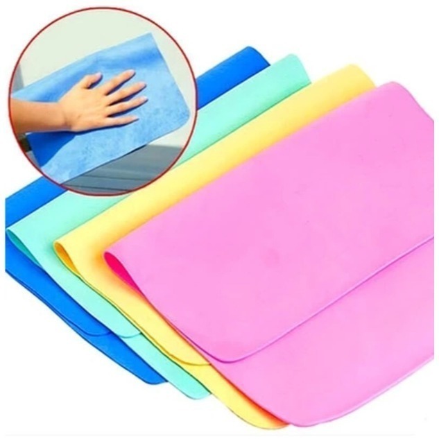 【台灣24H出貨 超強吸水】仿鹿皮巾 人造鹿皮毛巾 強力吸水快乾毛巾 仿鹿皮毛巾 擦車巾 麂皮 Clean Cham-細節圖9