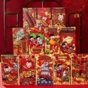 【台灣24H出貨超厚12入不同款】中國風紅包袋 年畫 古典 紅包 紅包袋 春節過年 除夕 團圓 喜慶 恭賀新禧 招財進寶-規格圖11