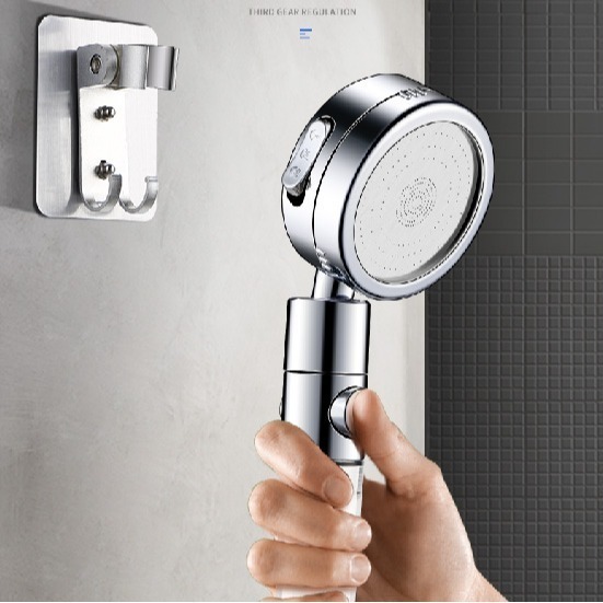 【台灣24H出貨】蓮蓬頭濾芯 濾心 省水加壓蓮蓬頭 過濾按摩蓮蓬頭 一鍵止水 SPA 花灑 淋浴洗澡 德國晶鑽電鍍 蓮-細節圖7