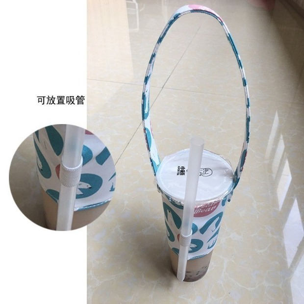 【台灣24H出貨7款】飲料提袋 環保杯套 防水飲料袋 手搖杯提袋 環保杯袋 防水杯套 手提杯套 飲料杯提袋 飲料杯套 杯-細節圖5