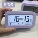 【台灣24H出貨多功能】LED電子鬧鐘充電款 節能背光 智能感應 夜光電子鐘 塑膠時鐘 貪睡鬧鈴 日期溫度 語音報時-規格圖8