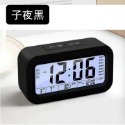 【台灣24H出貨多功能】LED電子鬧鐘充電款 節能背光 智能感應 夜光電子鐘 塑膠時鐘 貪睡鬧鈴 日期溫度 語音報時-規格圖8