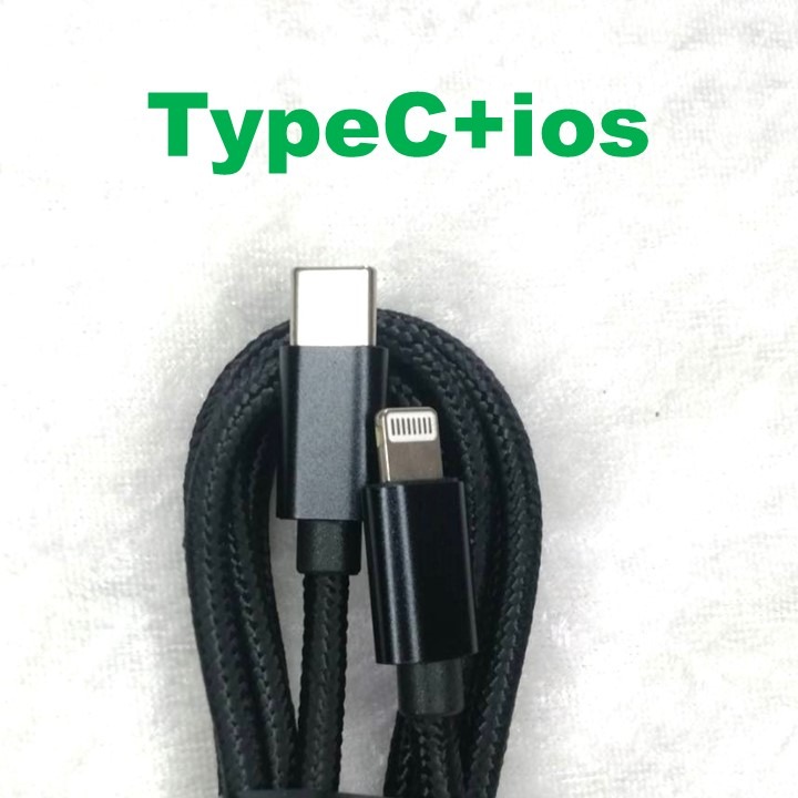 【台北24H出貨快充1米】TypeC ios 雙C充電線 PD快充線 尼龍編織線 數據線 傳輸線 蘋果 Type-C-規格圖6