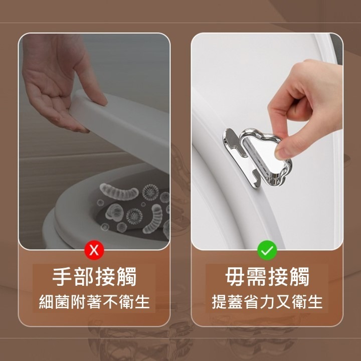 【台北24H出貨】馬桶掀蓋器 雲朵馬桶提蓋器 衛生提手 便攜式揭蓋器 翻蓋器 坐便器提蓋把手 創意雲朵造型 減少髒污接觸-細節圖2