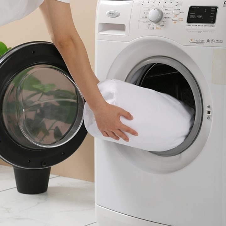 【台北24H出貨灰粉二色】洗衣網 洗衣袋 洗衣機濾毛網  內衣 洗衣球 過濾網 洗衣機 除毛器 除毛球 集毛器 過濾網袋-細節圖3