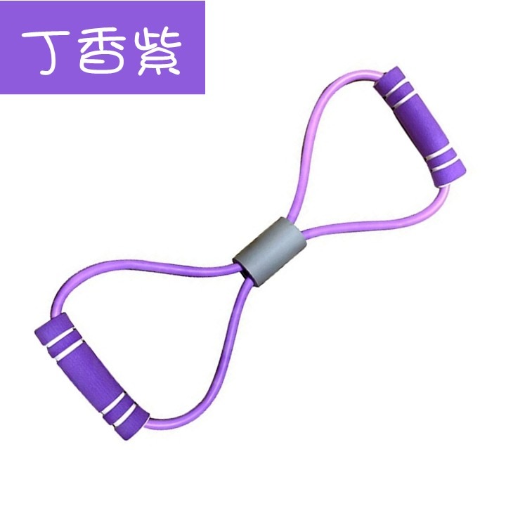 【台北24H出貨泡棉3色】瑜珈8字拉力帶 彈力帶 拉背繩 阻力帶 八字繩 瑜珈帶 拉力器拉力繩 開肩美背高彈力 開背神器-規格圖8